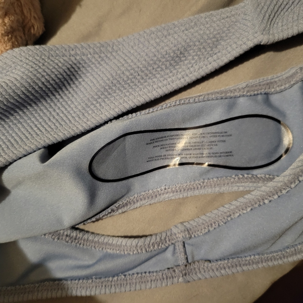 Light blue ribbed bikini bottom Refuge size Xl NWT - Picture 3 of 7